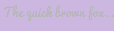 Image with Font Color B7B7B7 and Background Color CCB7E1